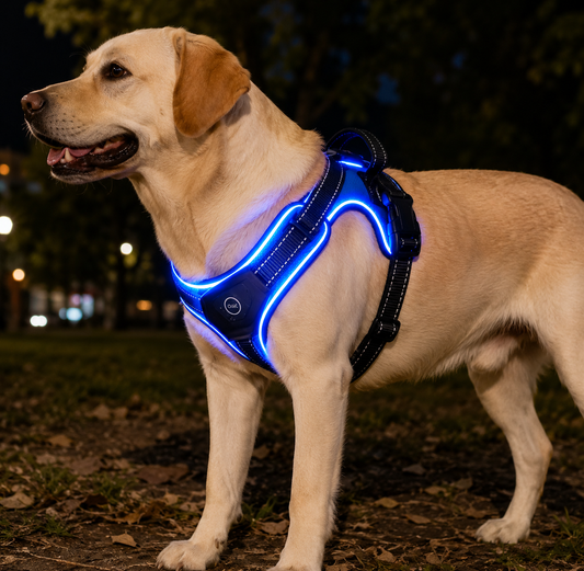 Harnais LED Rechargeable pour Chien
