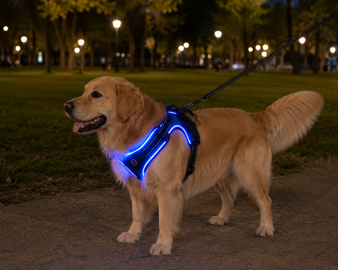 Harnais LED Rechargeable pour Chien